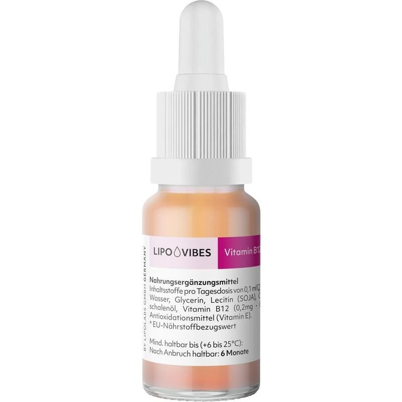 LIPOVIBES Pure Vitamin B12 Tropfen zum Einnehmen