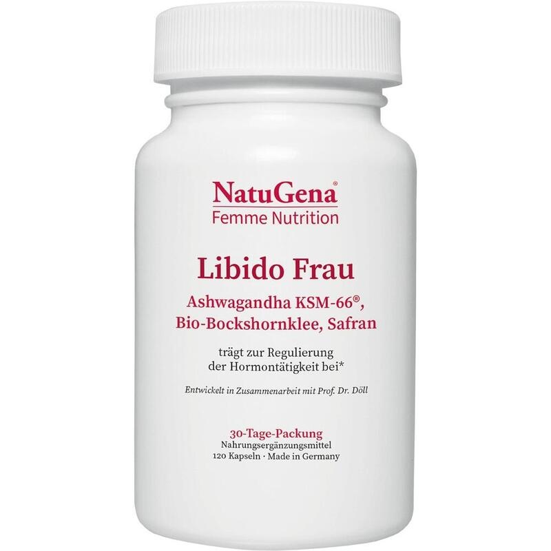 LIBIDO Frau Ashwagandha+Maca+B6+B9+B12 Kapseln