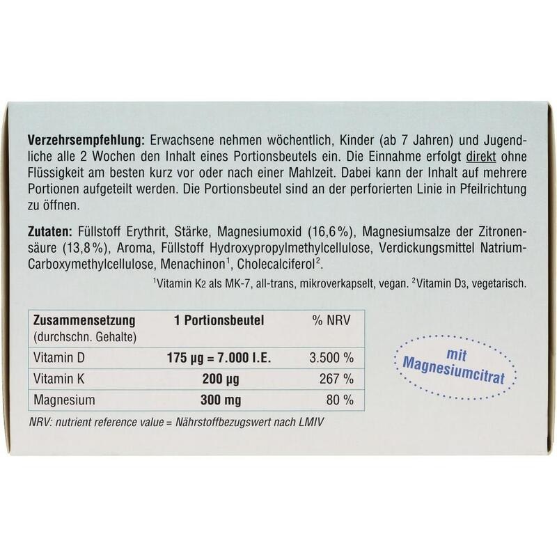 CEFAVIT D3 K2 Mg 7.000 I.E. Stix Granulat