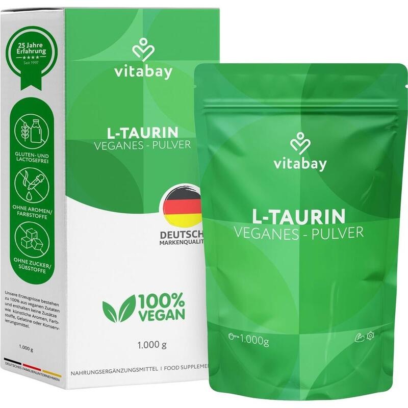 TAURIN PUR 6000 mg vegan Pulver