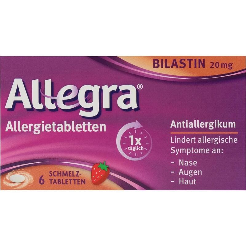 ALLEGRA Allergietabletten 20 mg Schmelztabletten