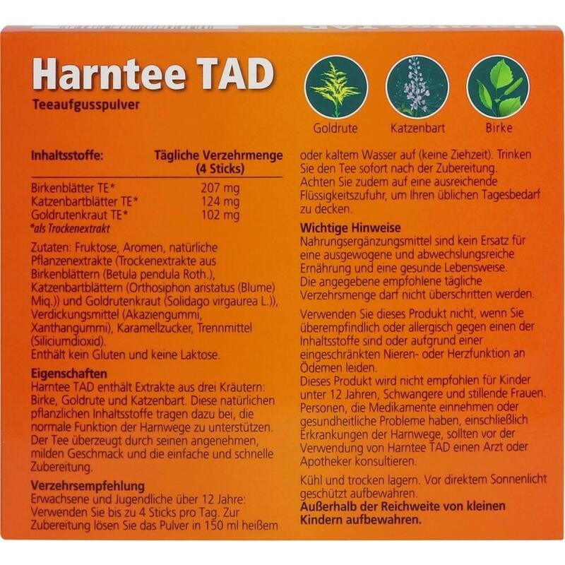 HARNTEE TAD Sticks Teeaufgusspulver