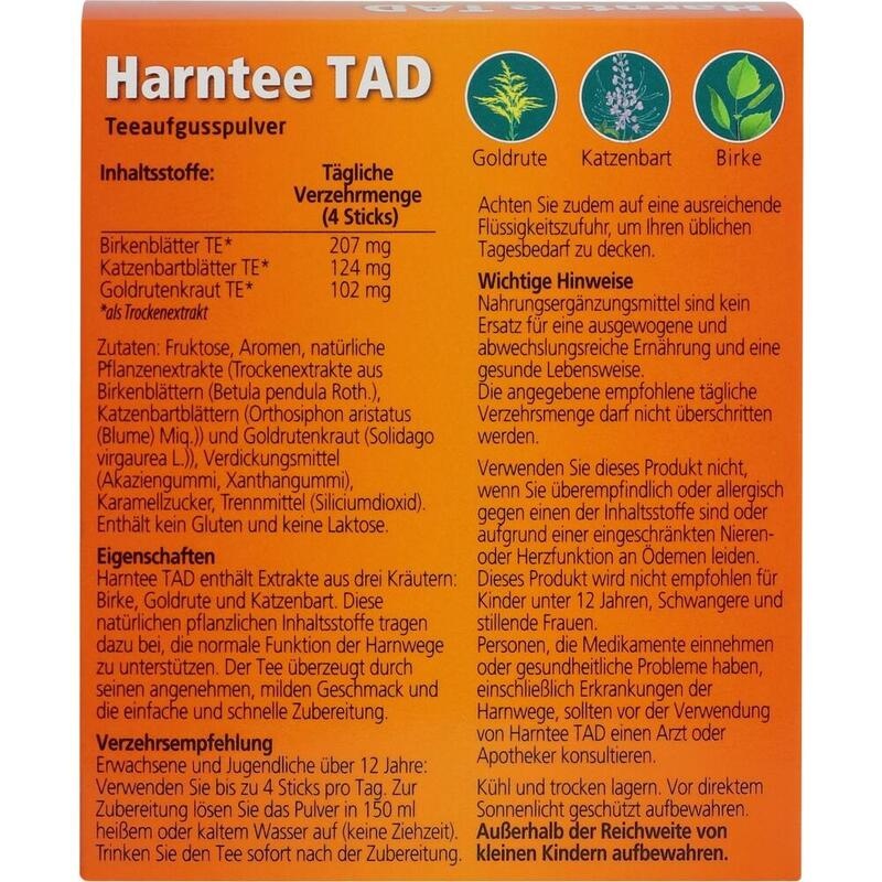 HARNTEE TAD Sticks Teeaufgusspulver