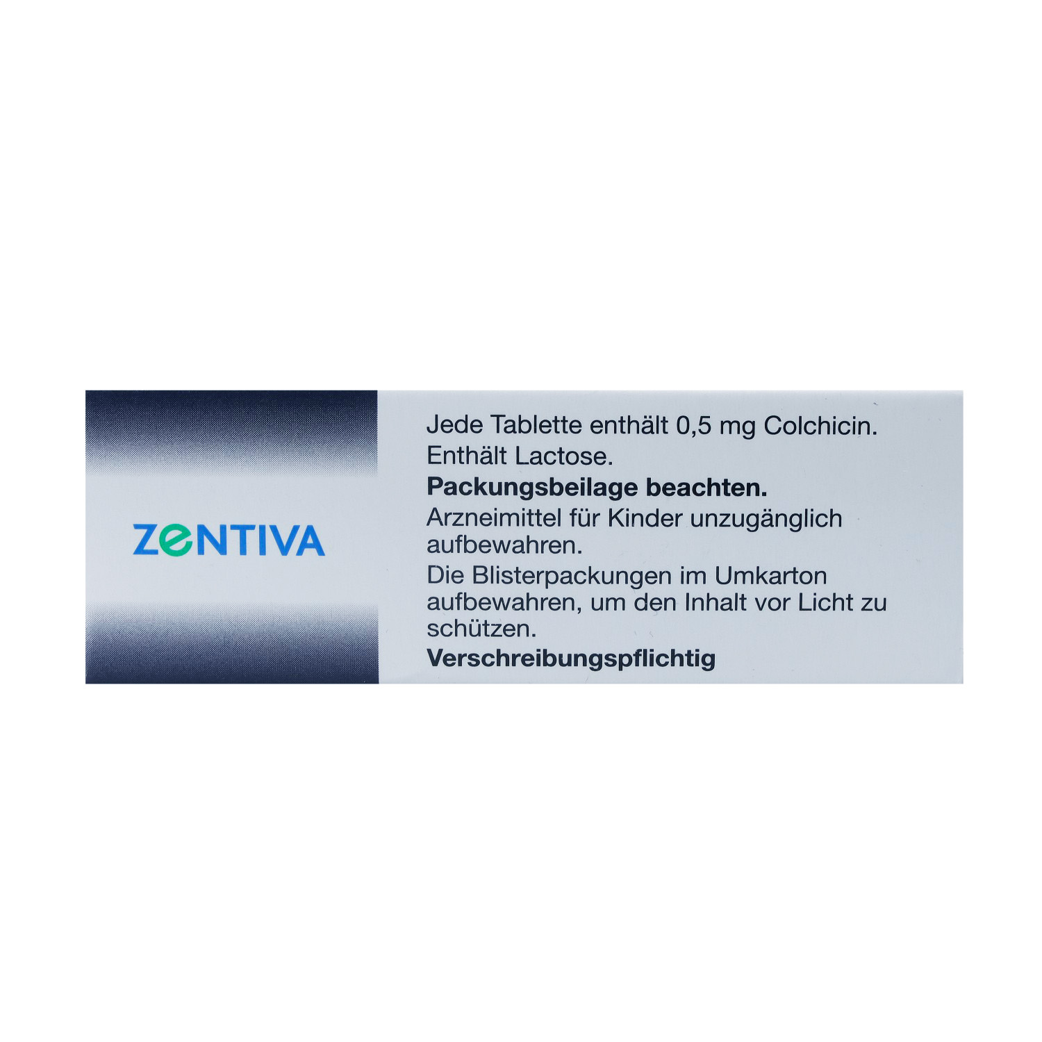 COLCHICIN Zentiva 0,5 mg Tabletten