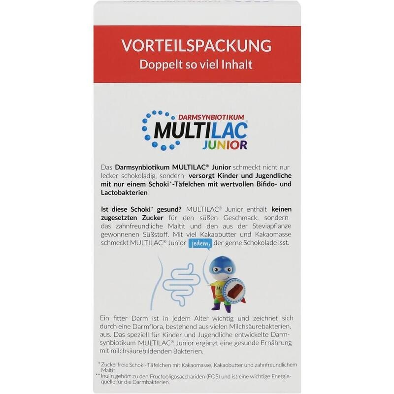 MULTILAC Darmsynbiotikum Junior Täfelchen