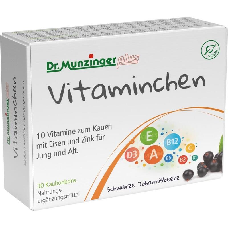 DR.MUNZINGER Vitaminchen Johannisbeere Kaubonbons