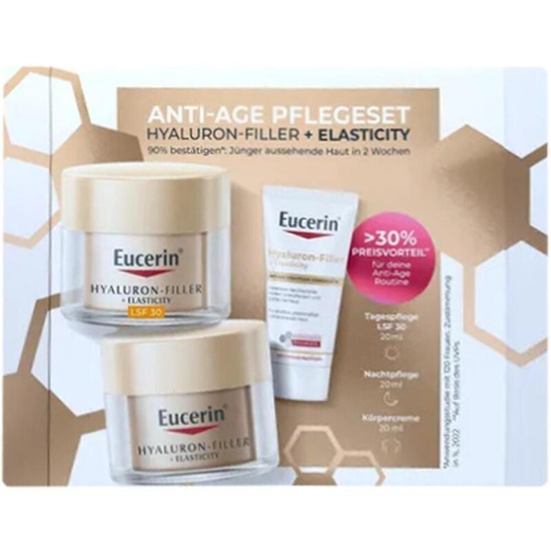 EUCERIN Anti-Age Hyaluron-Filler+Elast.Pflegeset