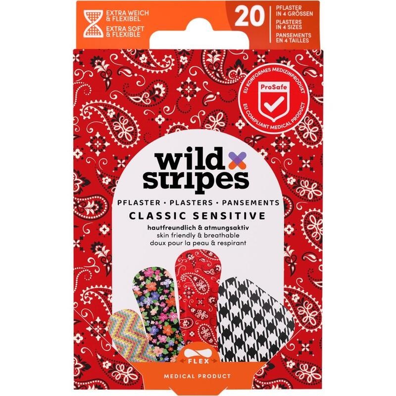 WILD STRIPES Pflaster Classic sensitiv Fashion INT