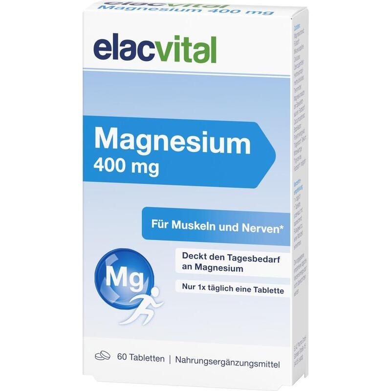 ELACVITAL Magnesium 400 mg Filmtabletten