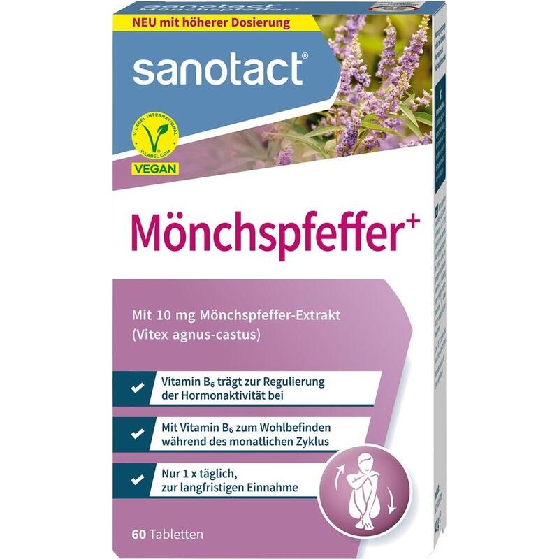 SANOTACT Mönchspfeffer+ 10 mg Tabletten