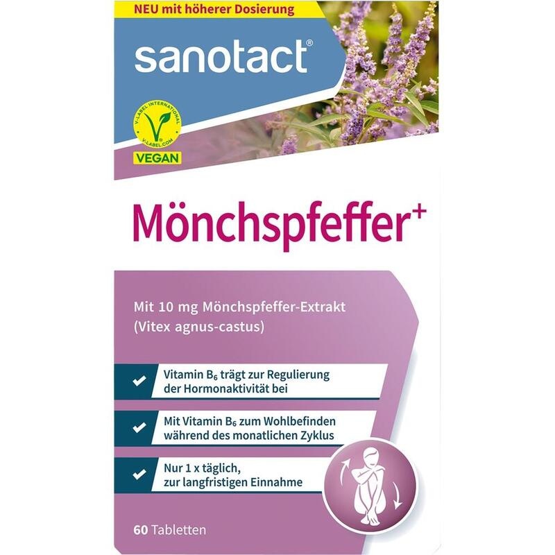 SANOTACT Mönchspfeffer+ 10 mg Tabletten
