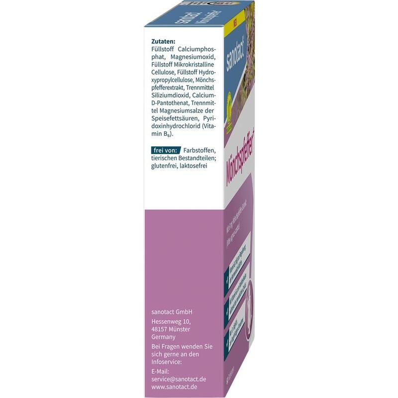 SANOTACT Mönchspfeffer+ 10 mg Tabletten