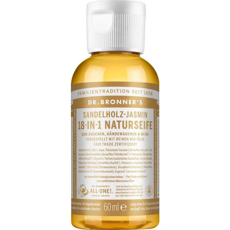 DR.BRONNERS 18in1 NATURSEIFE flü.Sandelholz-Jasmin