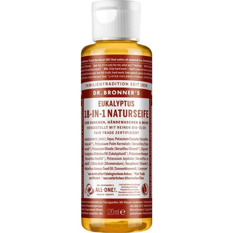 DR.BRONNERS 18in1 NATURSEIFE flüssig Eukalyptus