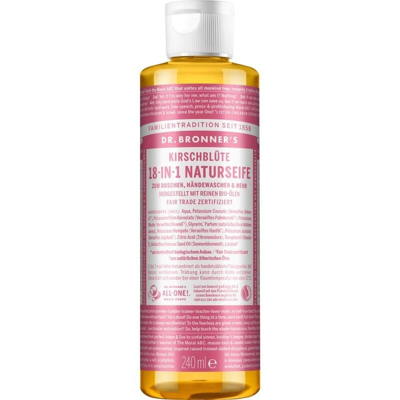 DR.BRONNERS 18in1 NATURSEIFE flüssig Kirschblüte