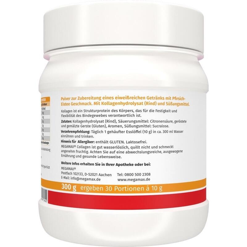 COLLAGEN CLEAR Glow Kollagen Peptide Pfirsich Plv.