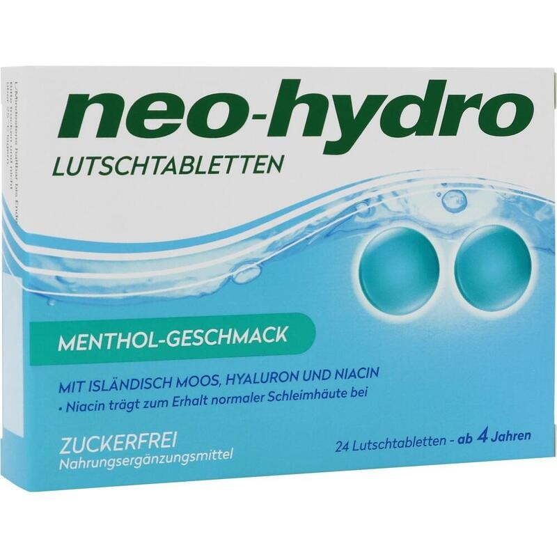NEO-HYDRO Lutschtabletten Menthol zuckerfrei