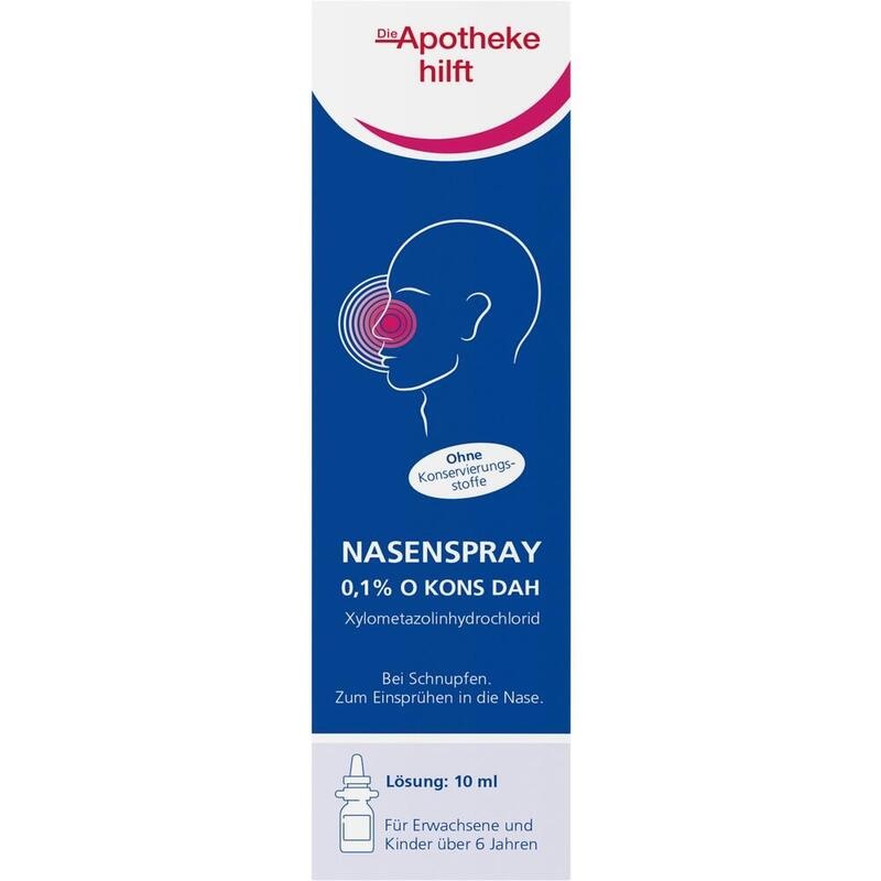 NASENSPRAY 0,1% O KONS DAH Lösung