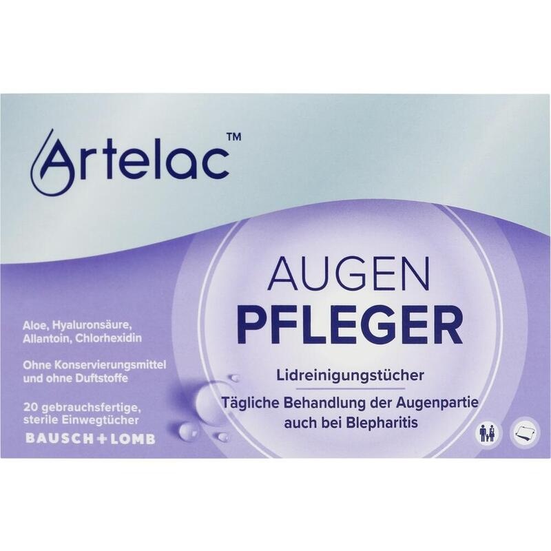 ARTELAC Augenpfleger Lidreinigungstücher