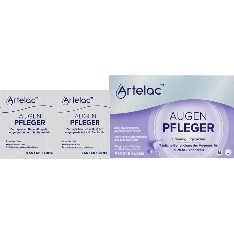 ARTELAC Augenpfleger Lidreinigungstücher
