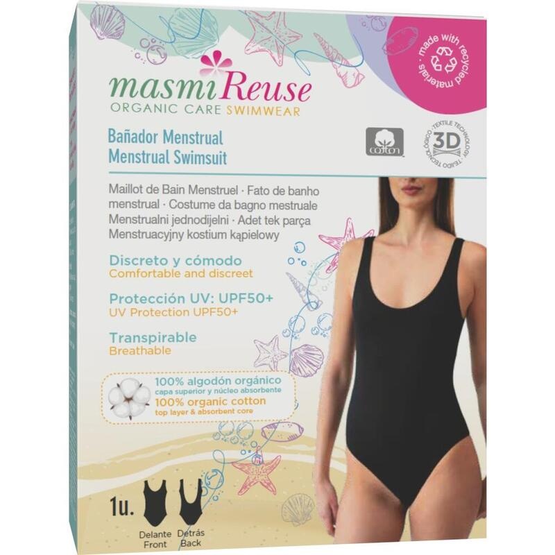 BIO PERIODENBADEANZUG Gr.S Bio Baumwolle MASMI