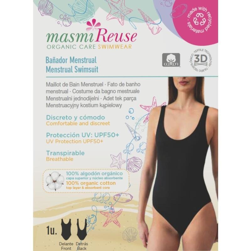 BIO PERIODENBADEANZUG Gr.S Bio Baumwolle MASMI