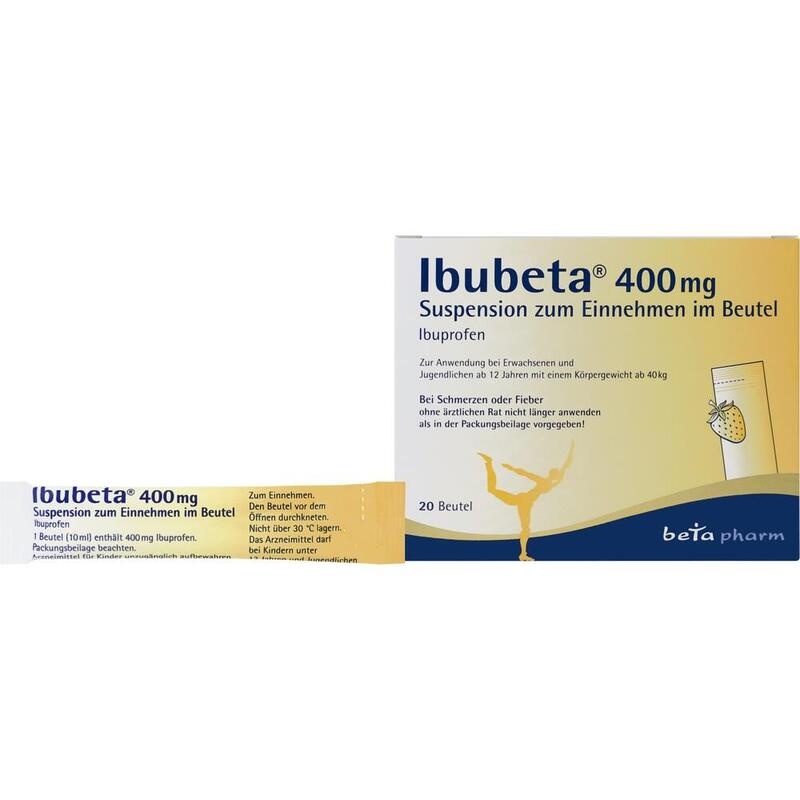 IBUBETA 400 mg Suspension zum Einnehmen im Beutel