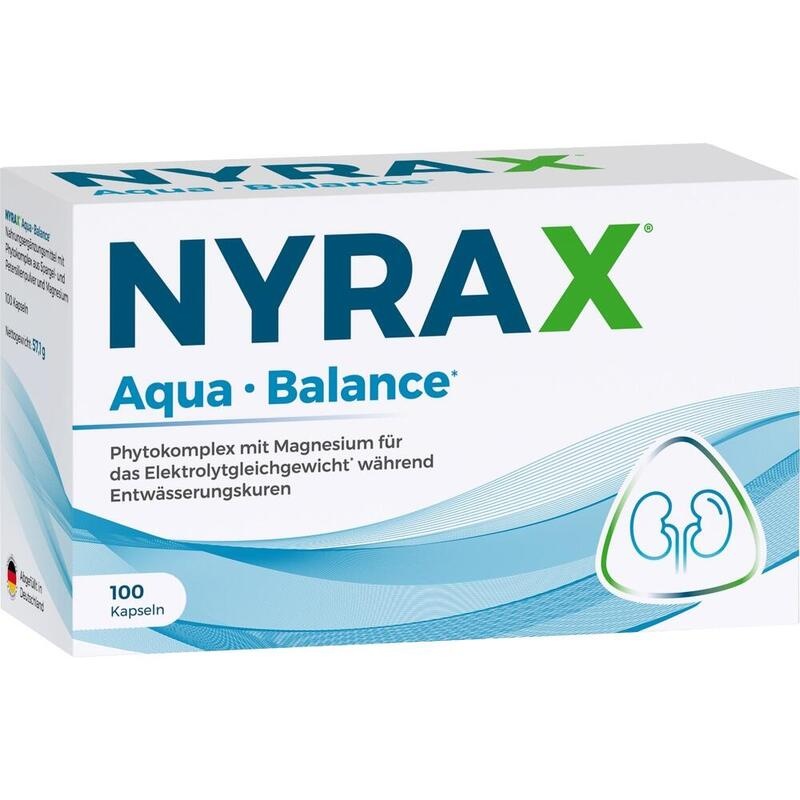 NYRAX Aqua Balance während Entwässerungs-Kuren Kps