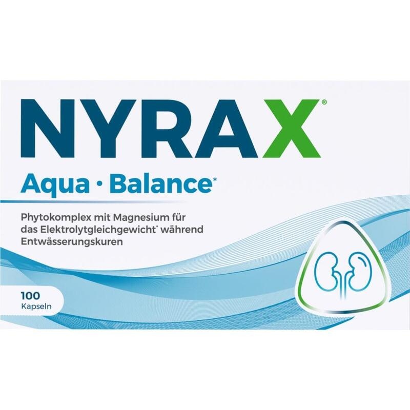NYRAX Aqua Balance während Entwässerungs-Kuren Kps