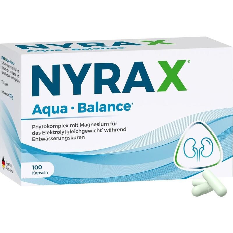 NYRAX Aqua Balance während Entwässerungs-Kuren Kps