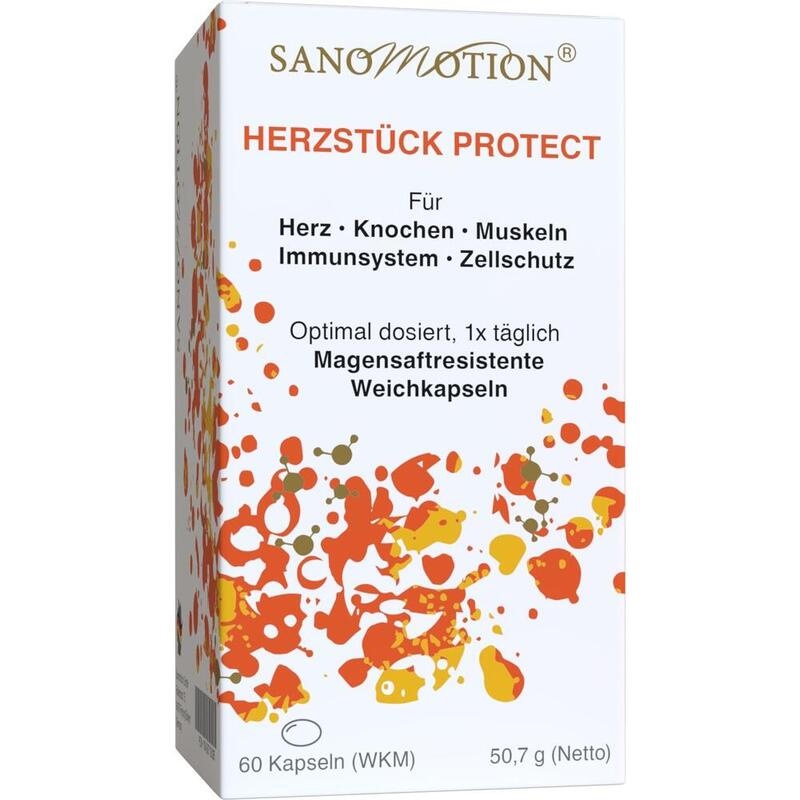SANOMOTION OMEGA3+Vit.D u.E HERZSTÜCK PROTECT WKM