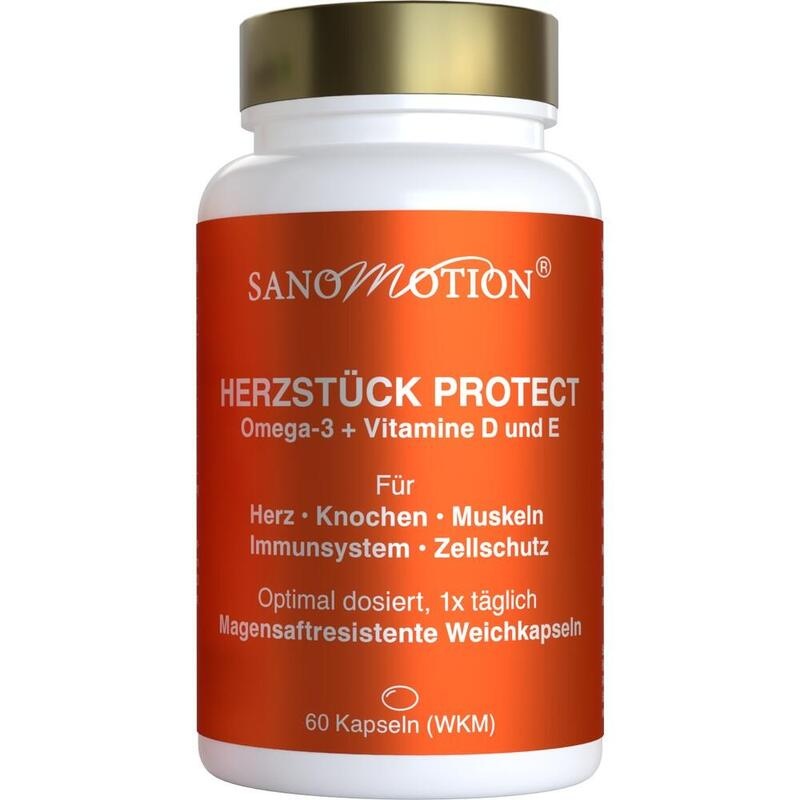 SANOMOTION OMEGA3+Vit.D u.E HERZSTÜCK PROTECT WKM
