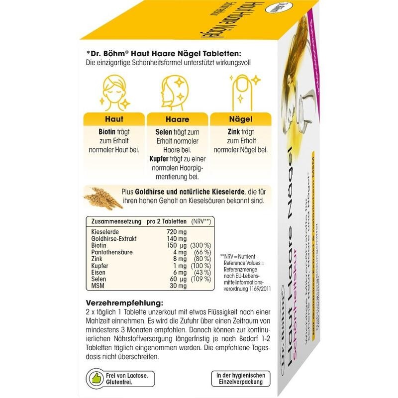 DR.BÖHM Haut Haare Nägel Schönheitskur Tabletten