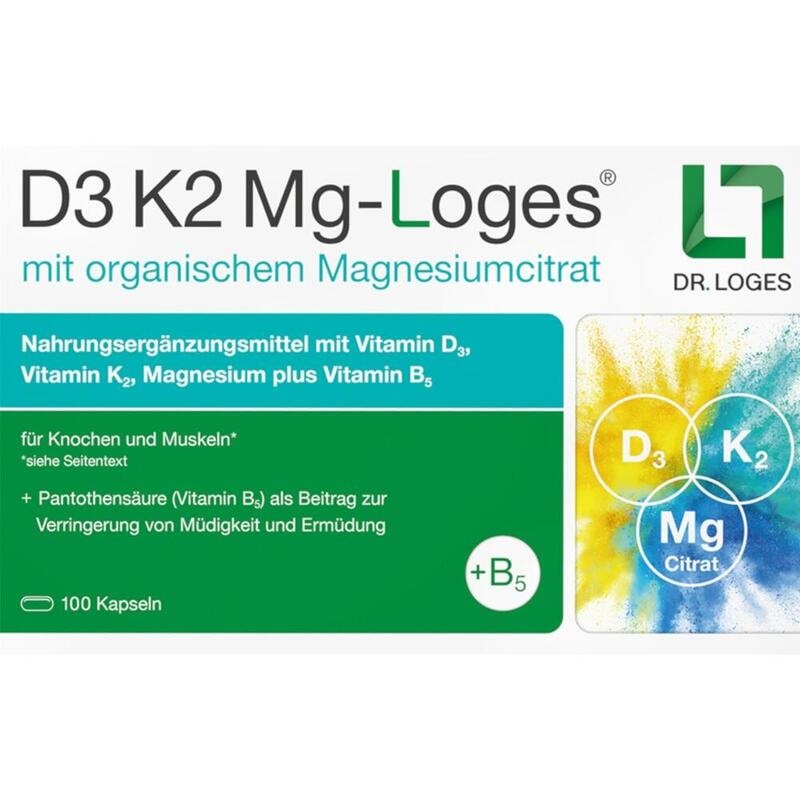 D3 K2 MG-Loges Kapseln