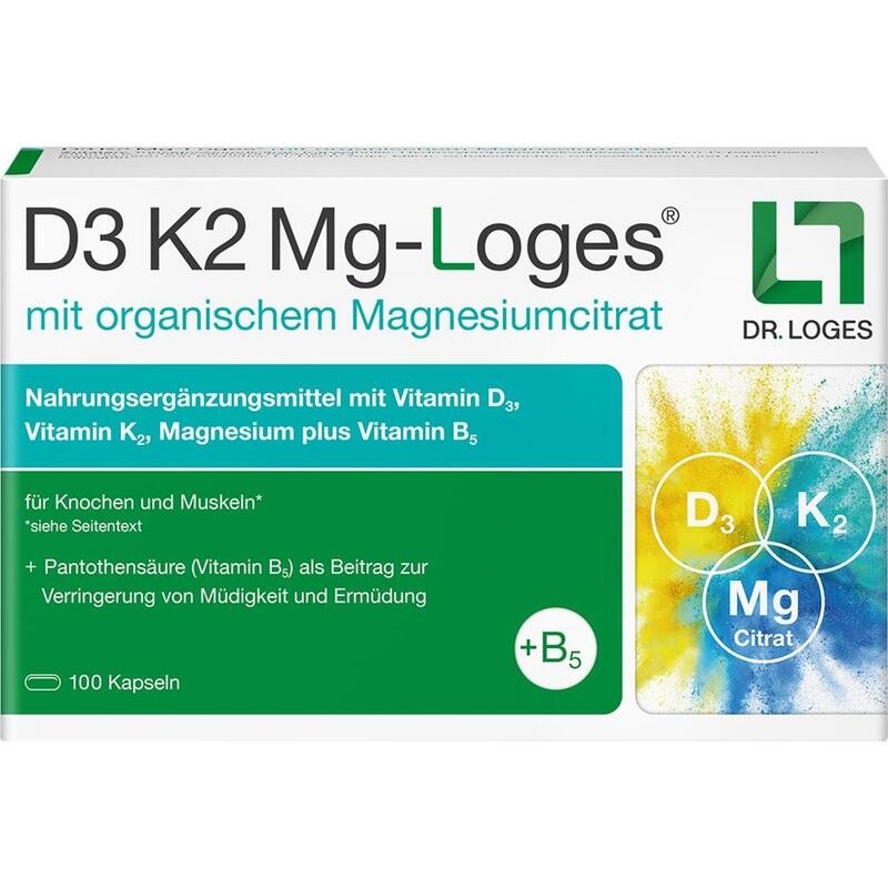 D3 K2 MG-Loges Kapseln