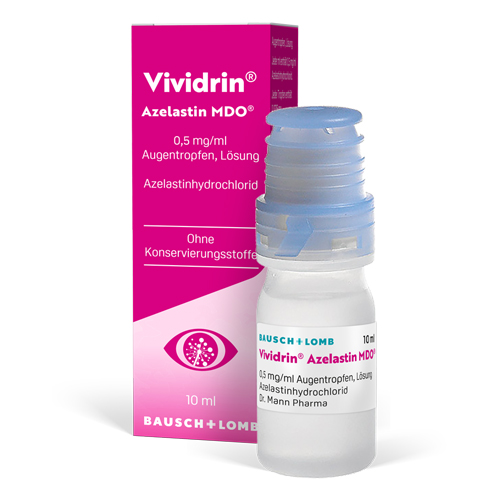 VIVIDRIN Azelastin MDO 0,5 mg/ml Augentropfen Lsg.