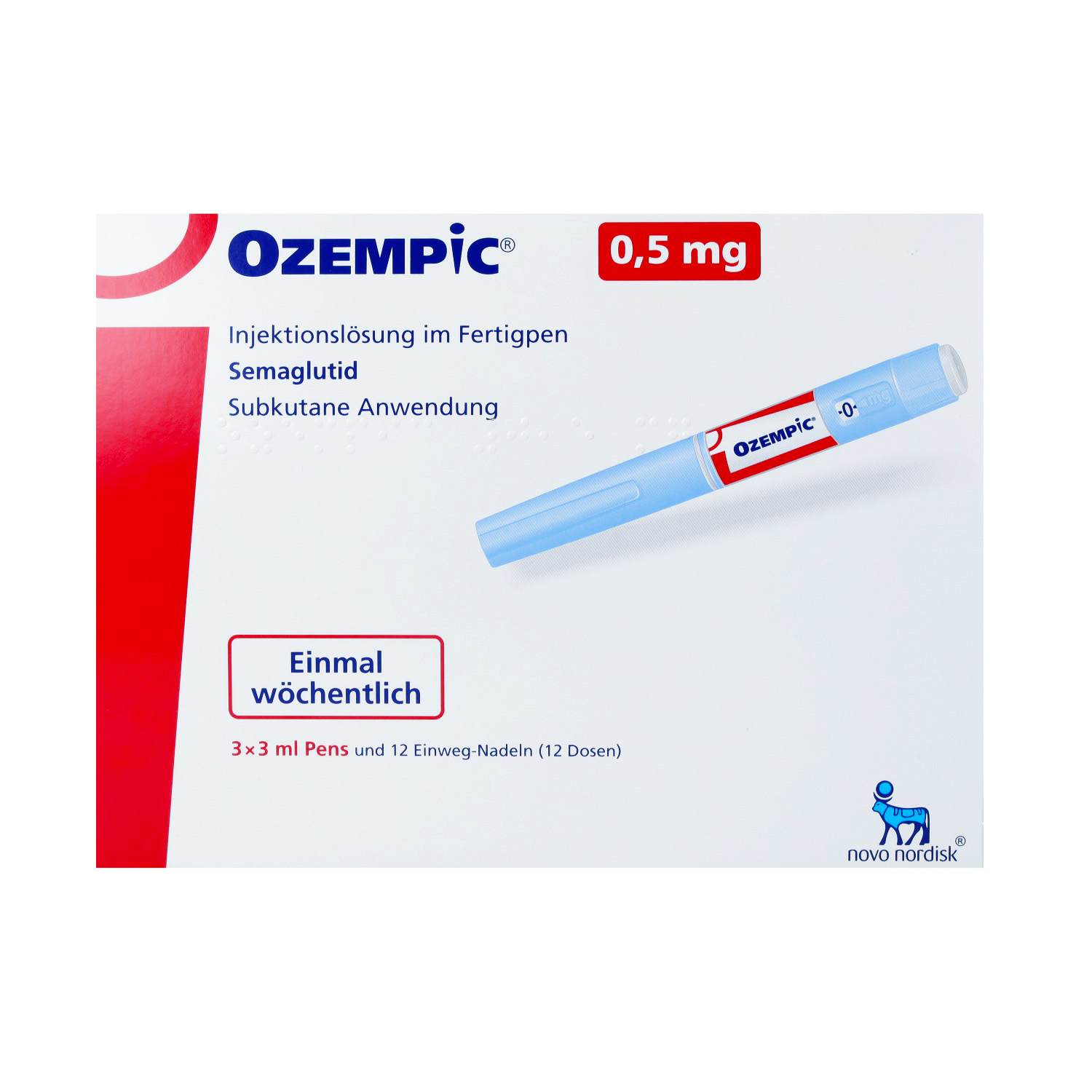 OZEMPIC 0,5 mg Injektionslösung im Fertigpen 3ml