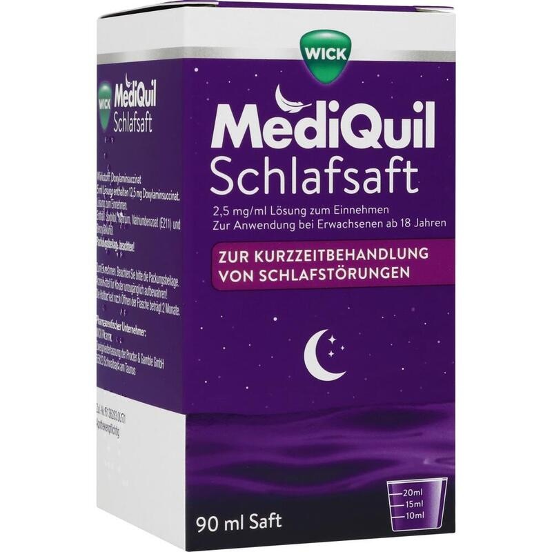 WICK MediQuil Schlafsaft 2,5 mg/ml Lsg.z.Einnehmen