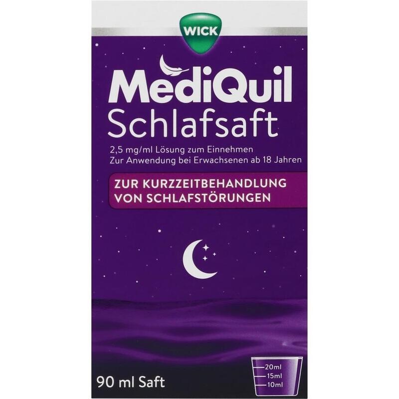 WICK MediQuil Schlafsaft 2,5 mg/ml Lsg.z.Einnehmen