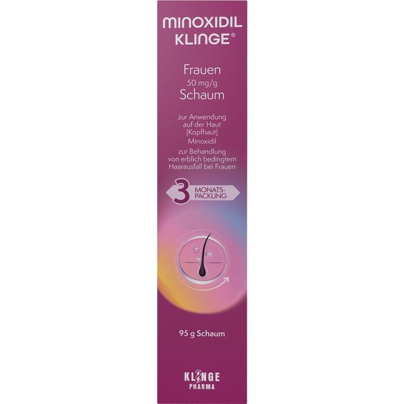 MINOXIDIL Klinge Frauen 50 mg/g Schaum