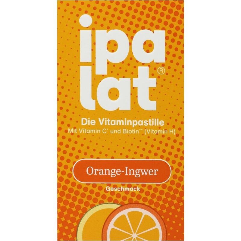 IPALAT Die Vitaminpastille Orange-Ingwer