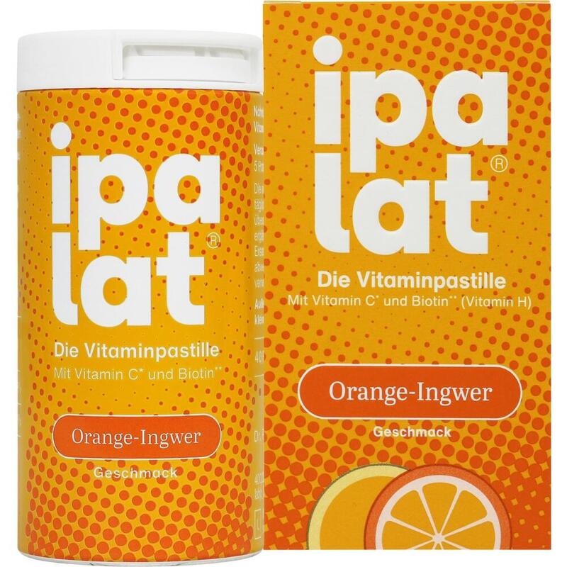 IPALAT Die Vitaminpastille Orange-Ingwer