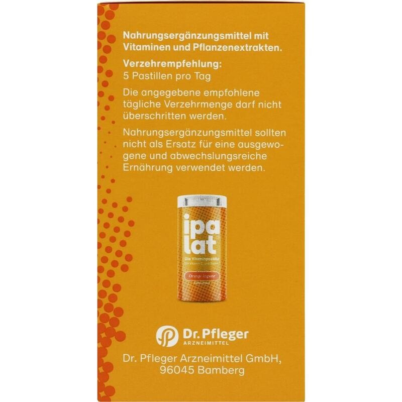 IPALAT Die Vitaminpastille Orange-Ingwer