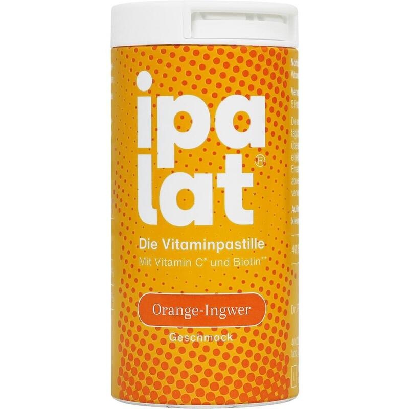 IPALAT Die Vitaminpastille Orange-Ingwer