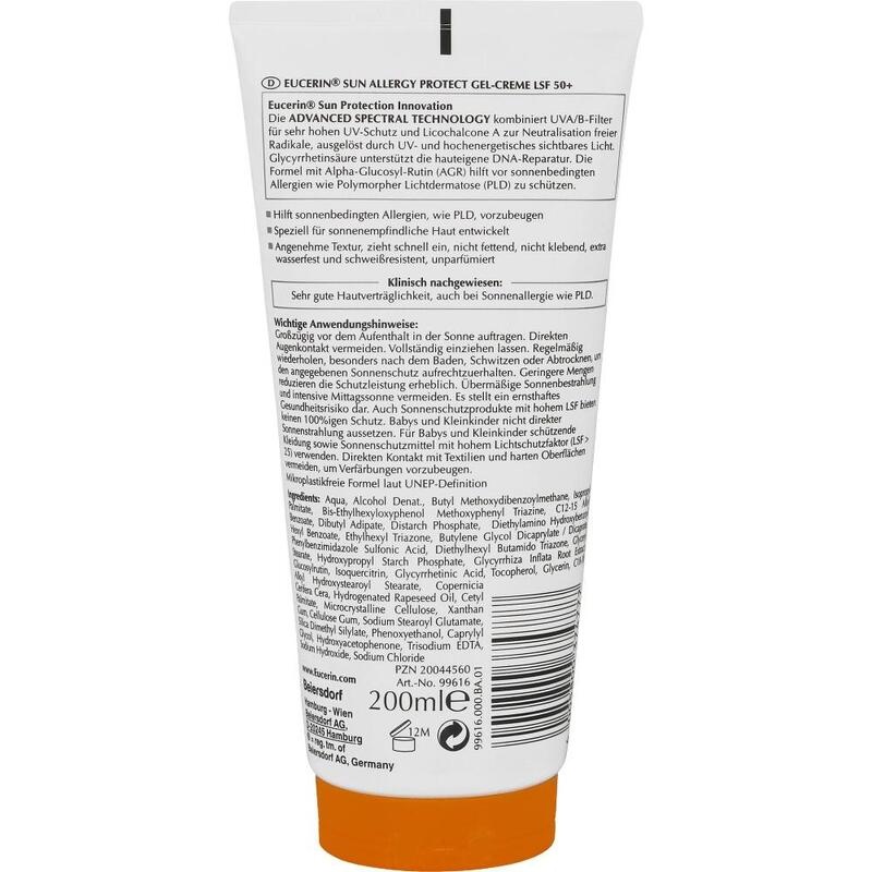 EUCERIN Sun Allergie Gel LSF 50+