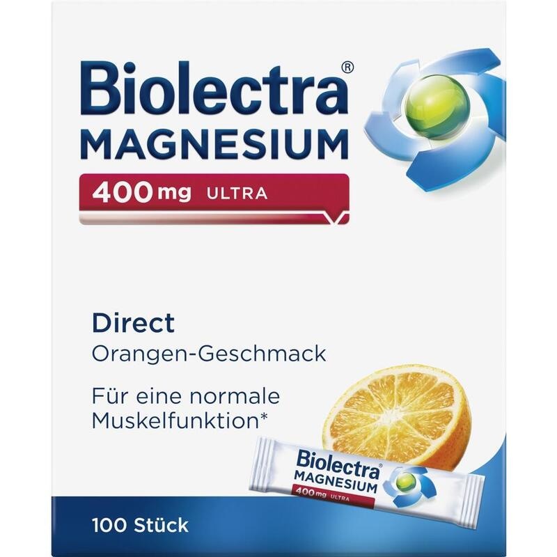 BIOLECTRA Magnesium 400 mg ultra Direct Orange