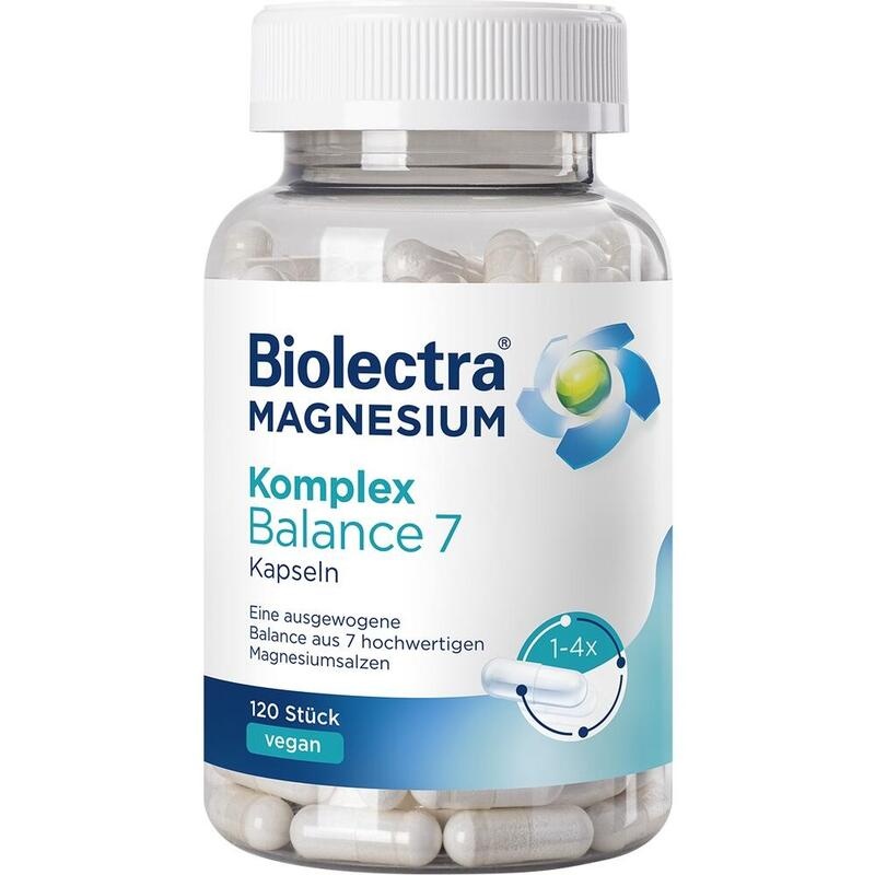 BIOLECTRA Magnesium Komplex Balance 7 Kapseln
