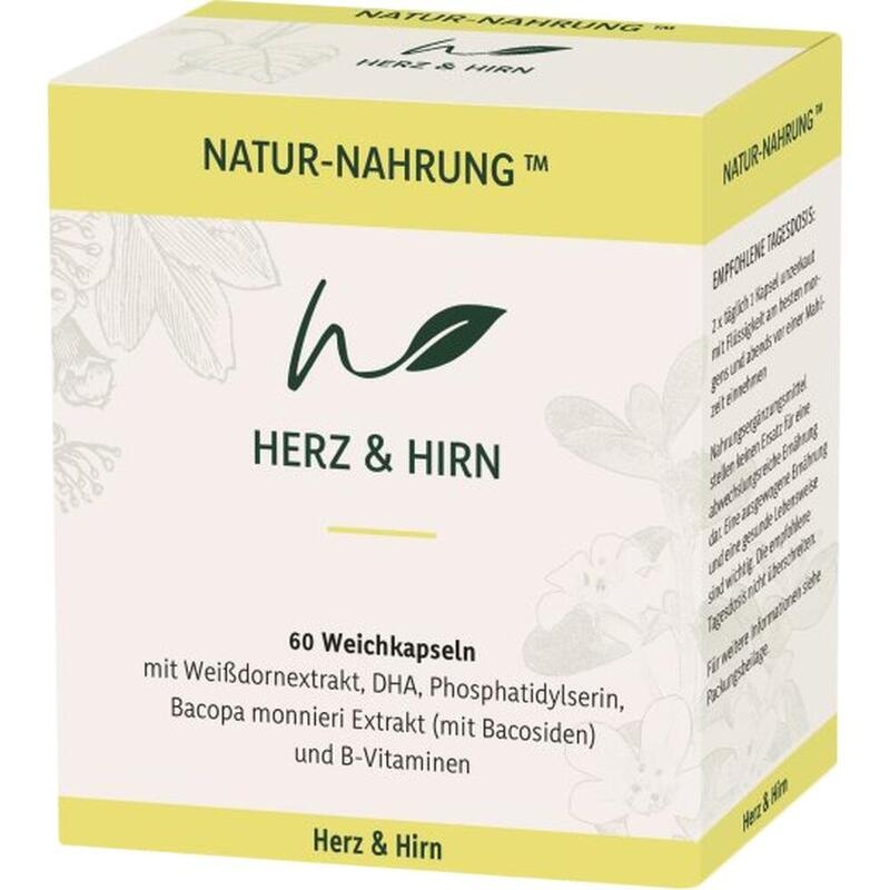 NATUR-NAHRUNG Herz & Hirn Weichkapseln