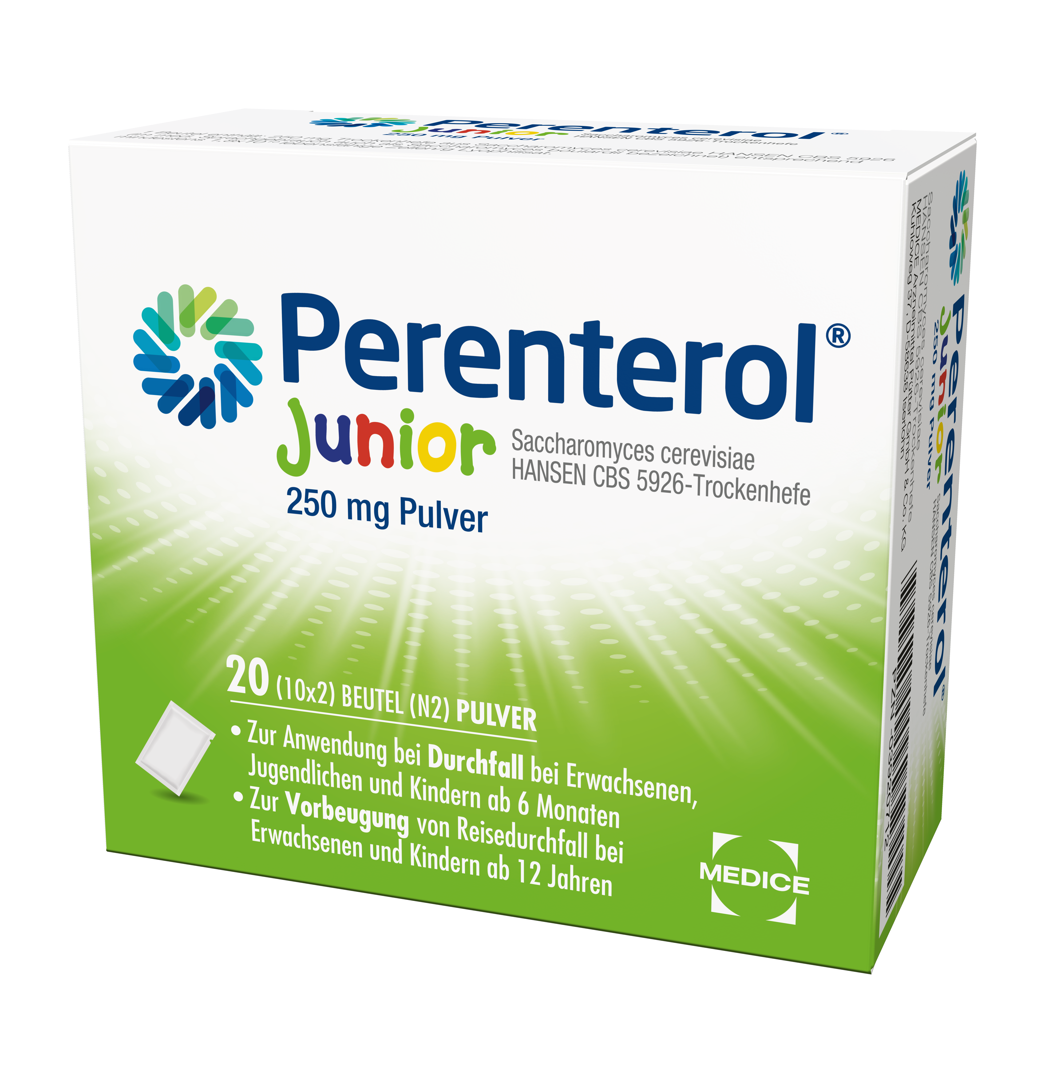 PERENTEROL Junior 250 mg Pulver Btl.