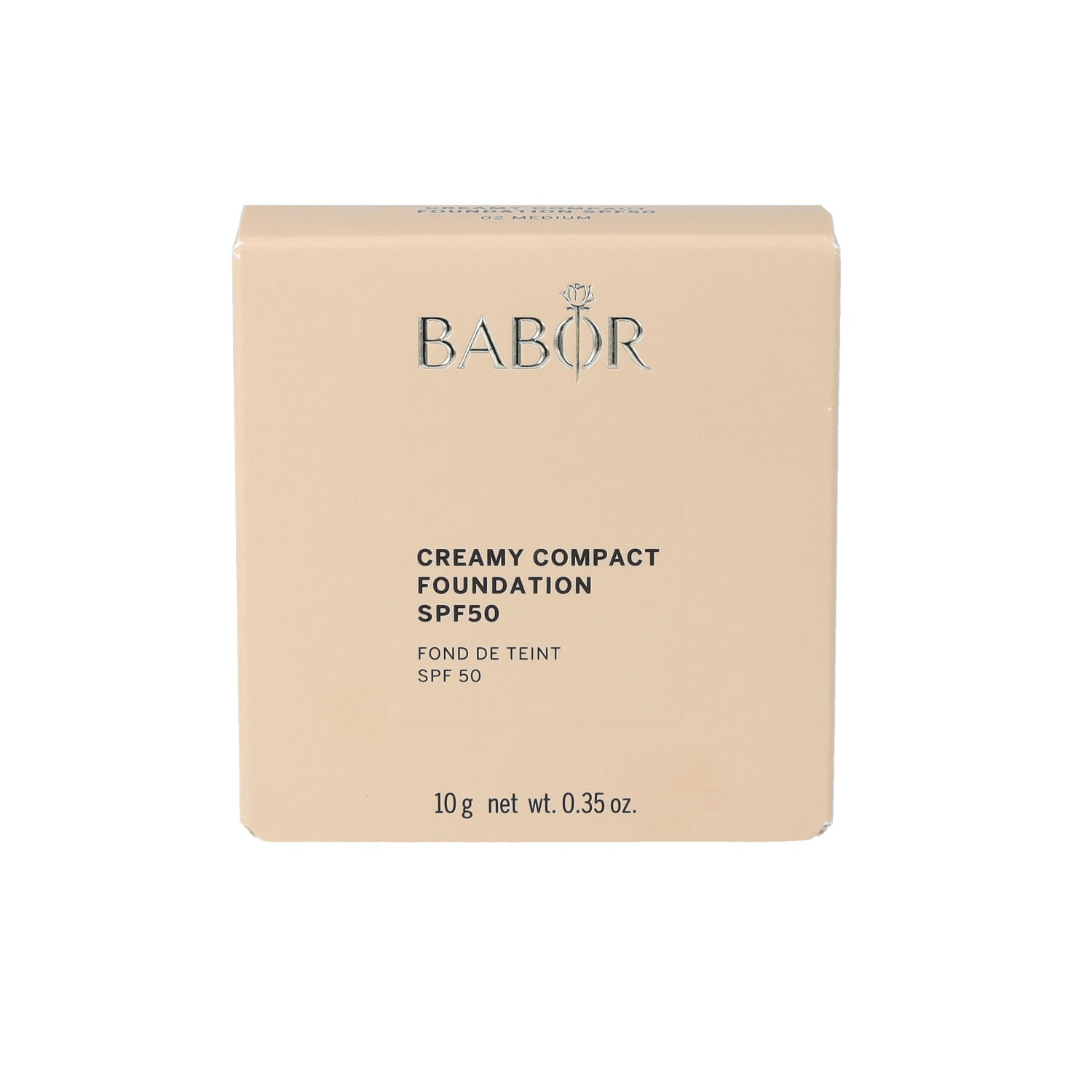 BABOR Creamy Compact Foundation SPF 50 02 medium